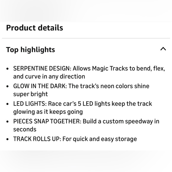 Magic Tracks Remote Control Glow In The Dark Multi-Color Flexible Track Set - Picture 8 of 9
